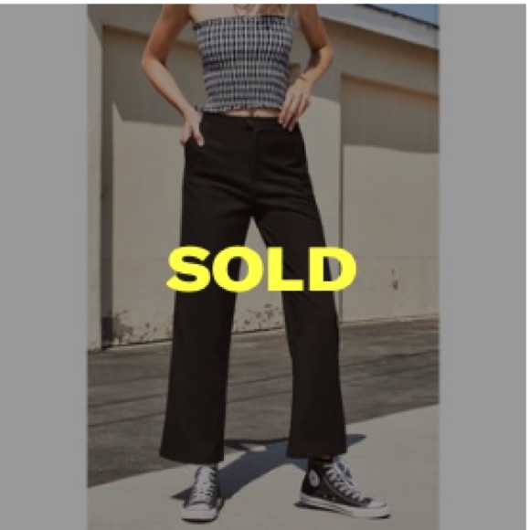 Brandy Melville Pants - Brandy Melville Black Valentina Pants